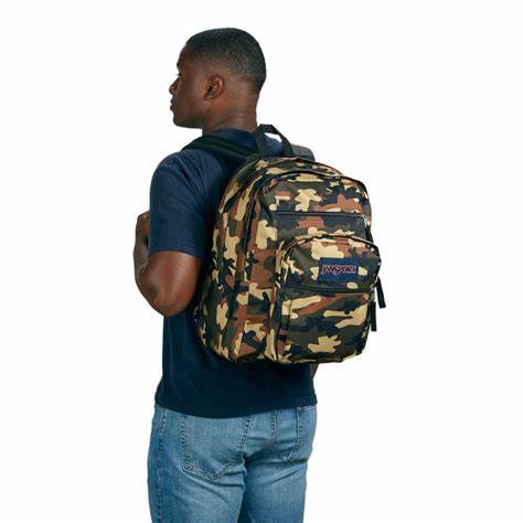 JanSport Big Student Backpack Buckshot Camo